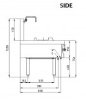 Wok Range Gas -22-90 Wok Kwalie 