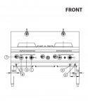 Wok Range Gas-80-90-W2-S1 Wok Kwalie 